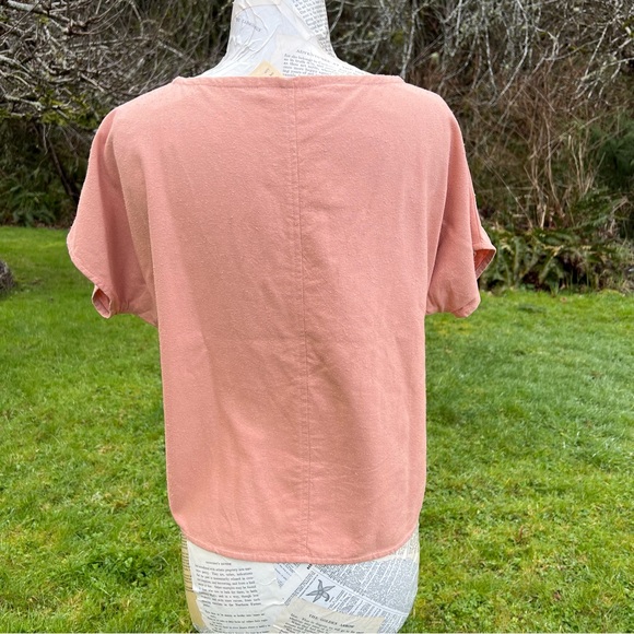 Two Fold Clothing Krissy Tee in Dusty Rose - Picture 5 of 11